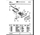 Tappan 32-1009-23-06 broiler drawer parts diagram