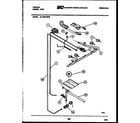 Tappan 32-1009-00-06 burner, manifold and gas control diagram