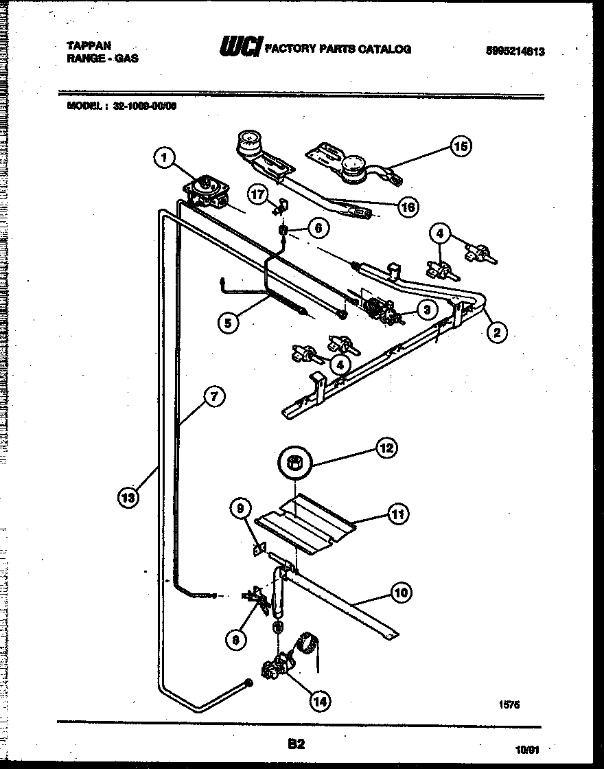 Burner, manifold and gas control