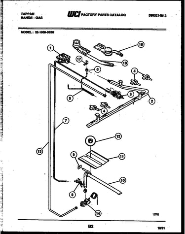 Burner, manifold and gas control