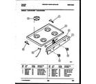 Tappan 30-2139-00-07 cooktop parts diagram