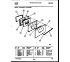 Tappan 30-2139-00-08 door parts diagram
