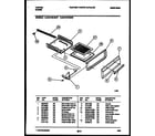 Tappan 30-2139-23-07 broiler drawer parts diagram