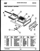 Broiler drawer parts