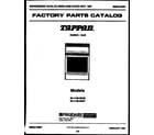 Tappan 30-1149-23-06 cover page diagram