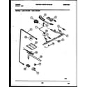 Tappan 30-1149-00-07 burner, manifold and gas control diagram