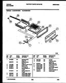 Broiler drawer parts