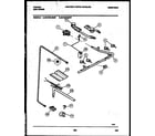 Tappan 30-2249-00-07 burner, manifold and gas control diagram