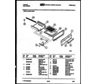 Tappan 30-2251-23-02 broiler drawer parts diagram