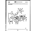 Tappan 36-3052-66-09 burner, manifold and gas control diagram