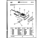 Tappan 30-3341-23-02 broiler drawer parts diagram