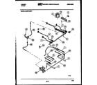 Tappan 30-3979-23-07 burner, manifold and gas control diagram