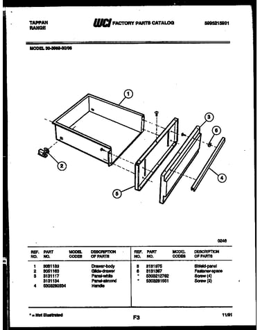 Drawer parts
