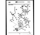 Tappan 30-3989-23-06 burner, manifold and gas control diagram