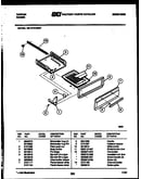 Broiler drawer parts