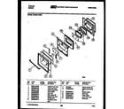 Tappan 30-3991-00-02 door parts diagram