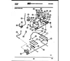 Tappan 30-3991-00-02 burner, manifold and gas control diagram