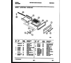 Tappan 30-2241-23-02 broiler drawer parts diagram