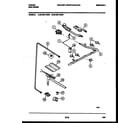 Tappan 30-2241-00-02 burner, manifold and gas control diagram