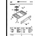 Tappan 30-2761-00-01 cooktop parts diagram