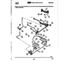 Tappan 30-2761-00-01 burner, manifold and gas control diagram