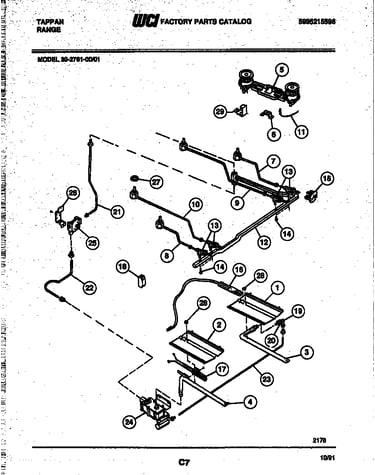 Burner, manifold and gas control
