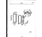 Tappan 95-2491-23-00 freezer door parts diagram