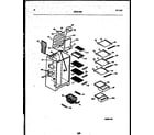 Tappan 95-2491-00-01 shelves and supports diagram