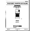 Tappan 72-3657-66-13 cover page diagram