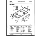 Tappan 72-3657-66-13 cooktop parts diagram