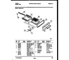Tappan 72-3657-00-13 broiler drawer parts diagram