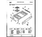 Tappan 72-3981-23-01 cooktop parts diagram