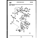 Tappan 72-3981-00-01 burner, manifold and gas control diagram