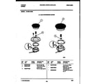 Tappan 30-3851-23-04 burner parts diagram