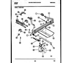 Tappan 36-3061-00-01 burner, manifold and gas control diagram
