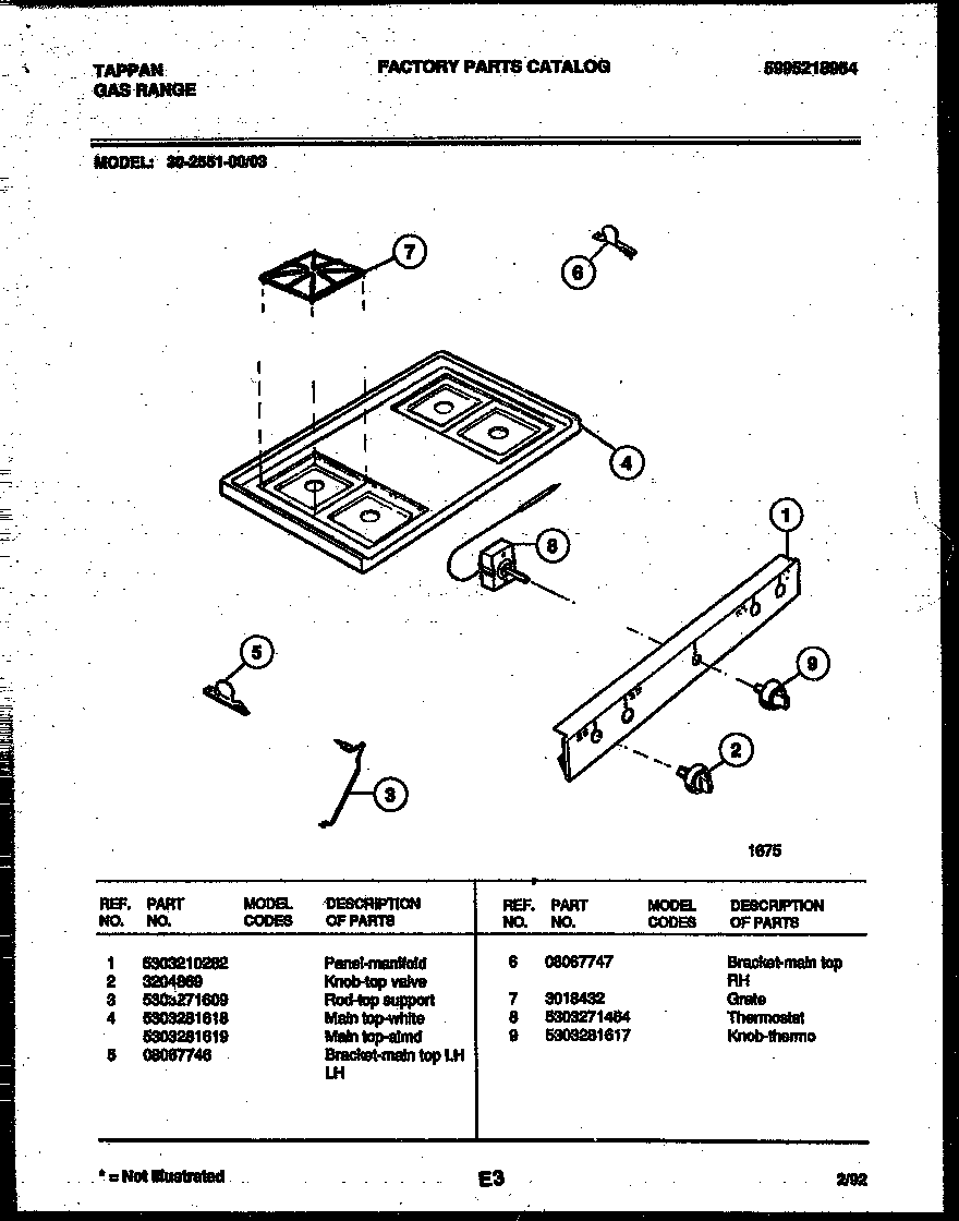 COOKTOP PARTS