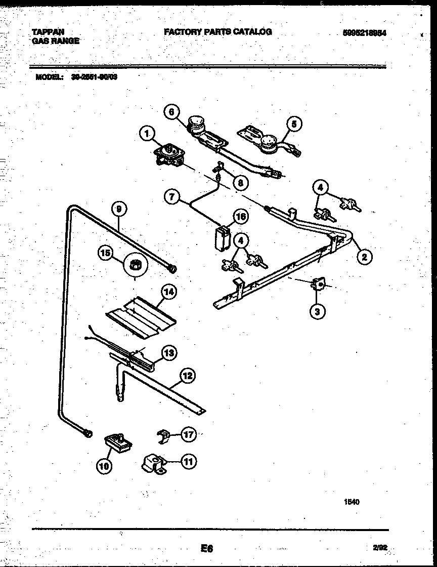 BURNER, MANIFOLD AND GAS CONTROL