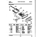 Tappan 30-1049-00-06 broiler drawer parts diagram