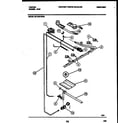 Tappan 30-1049-00-06 burner, manifold and gas control diagram