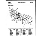 Tappan 11-2439-00-04 door parts diagram