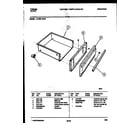 Tappan 73-3951-00-01 drawer parts diagram