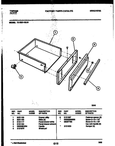 Drawer parts