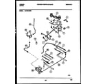 Tappan 30-2759-00-05 burner, manifold and gas control diagram