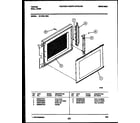 Tappan 57-2709-00-06 upper oven door parts diagram