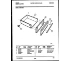 Tappan 31-3349-00-05 drawer parts diagram