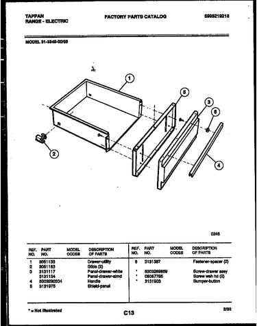 Drawer parts