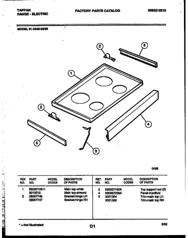 Cooktop parts