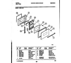 Tappan 11-5969-00-04 door parts diagram