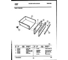 Tappan 31-2239-00-06 drawer parts diagram