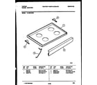 Tappan 31-2649-23-05 cooktop parts diagram